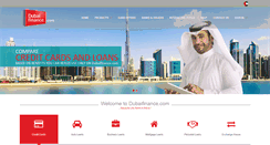 Desktop Screenshot of dubaifinance.com